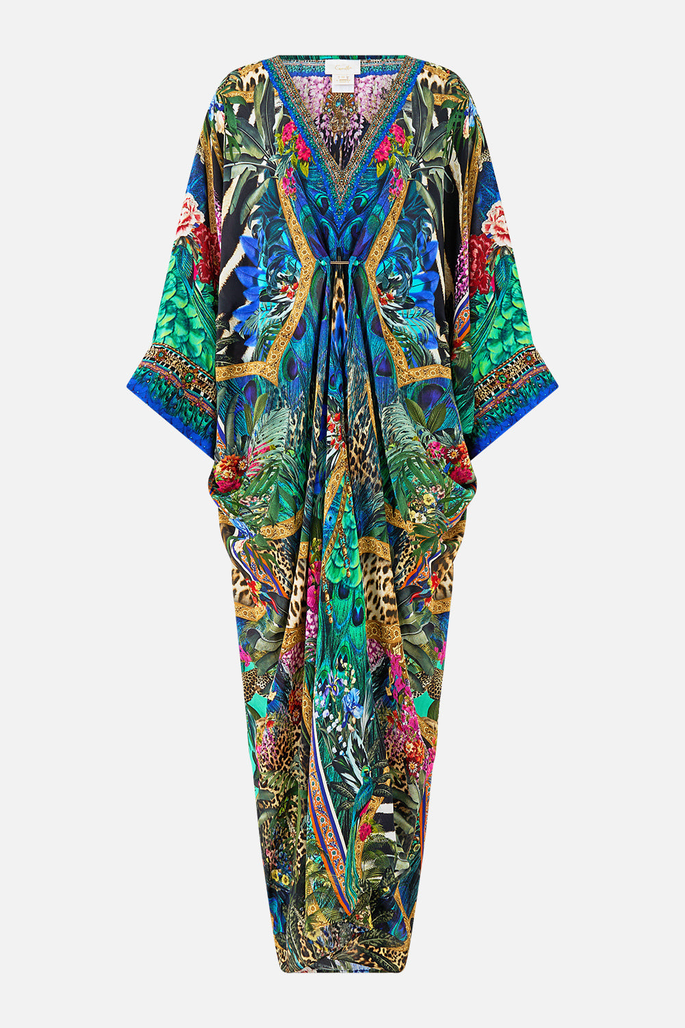 PIERCED V-NECK KAFTAN ANIMAL ALCHEMY