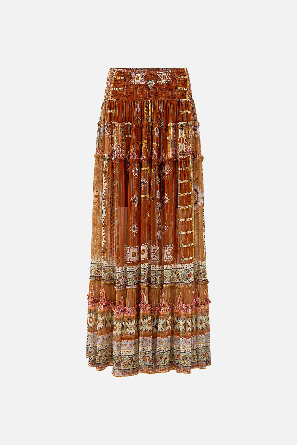 4 TIERED GATHERED SKIRT FABRIC OF TIME