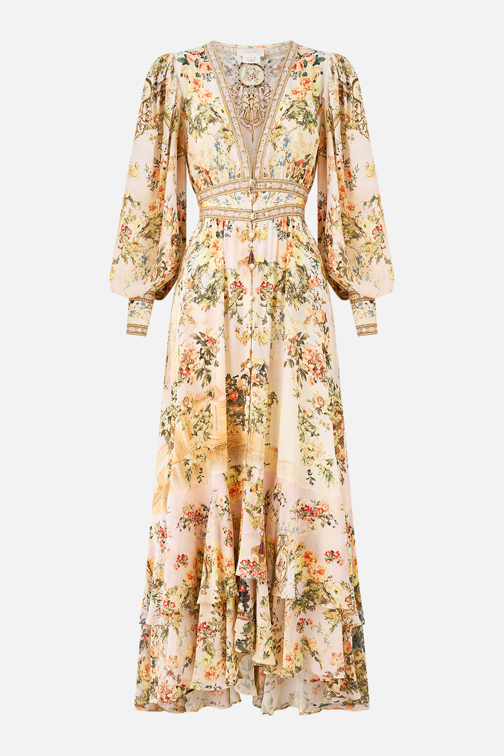 LONG BUTTON FRONT DRESS TWILIGHT IN ISTANBUL