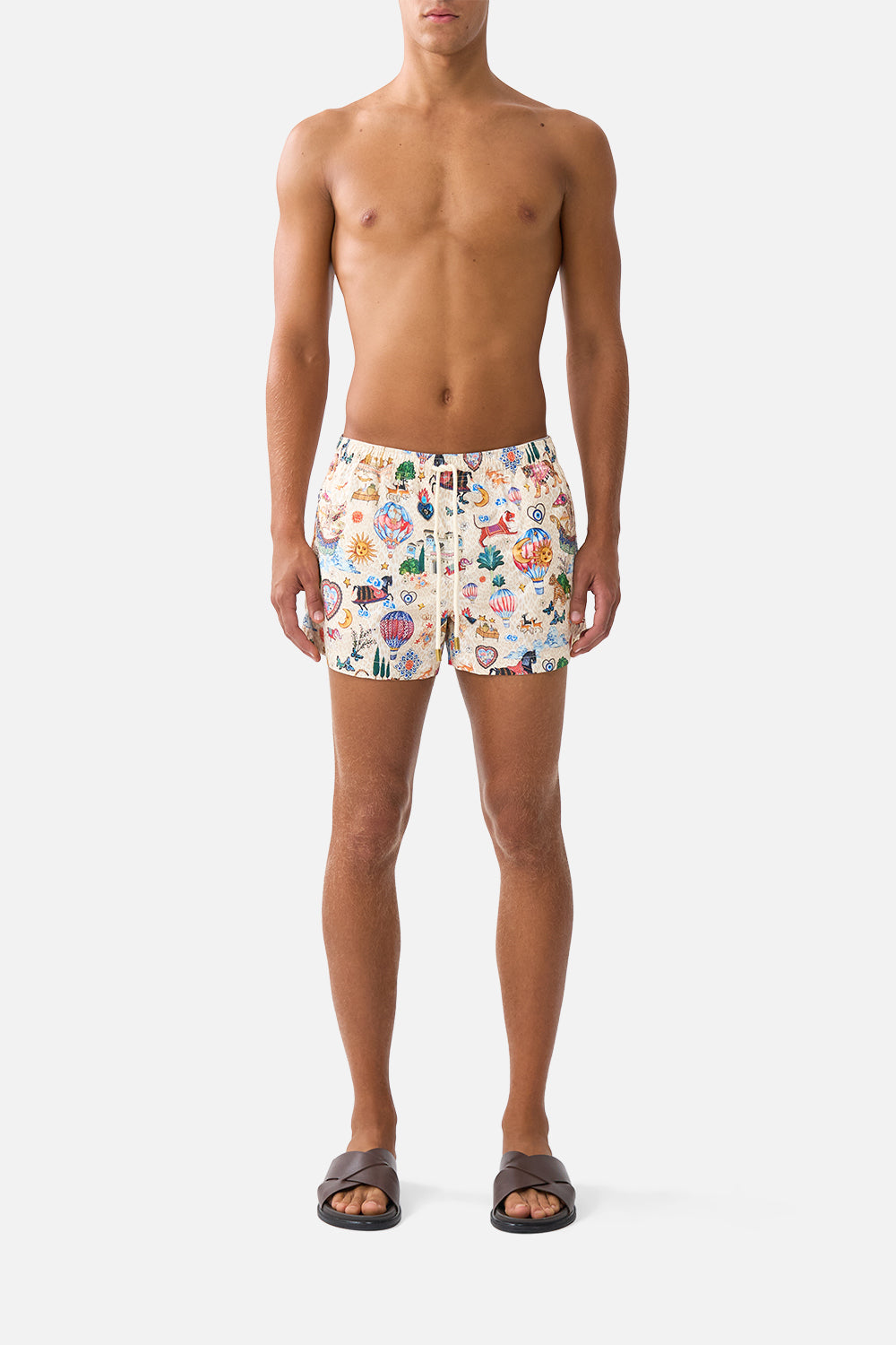 SHORT LENGTH BOARDSHORT WITH ELASTIC WAIST KAPADOKYA KITSCH