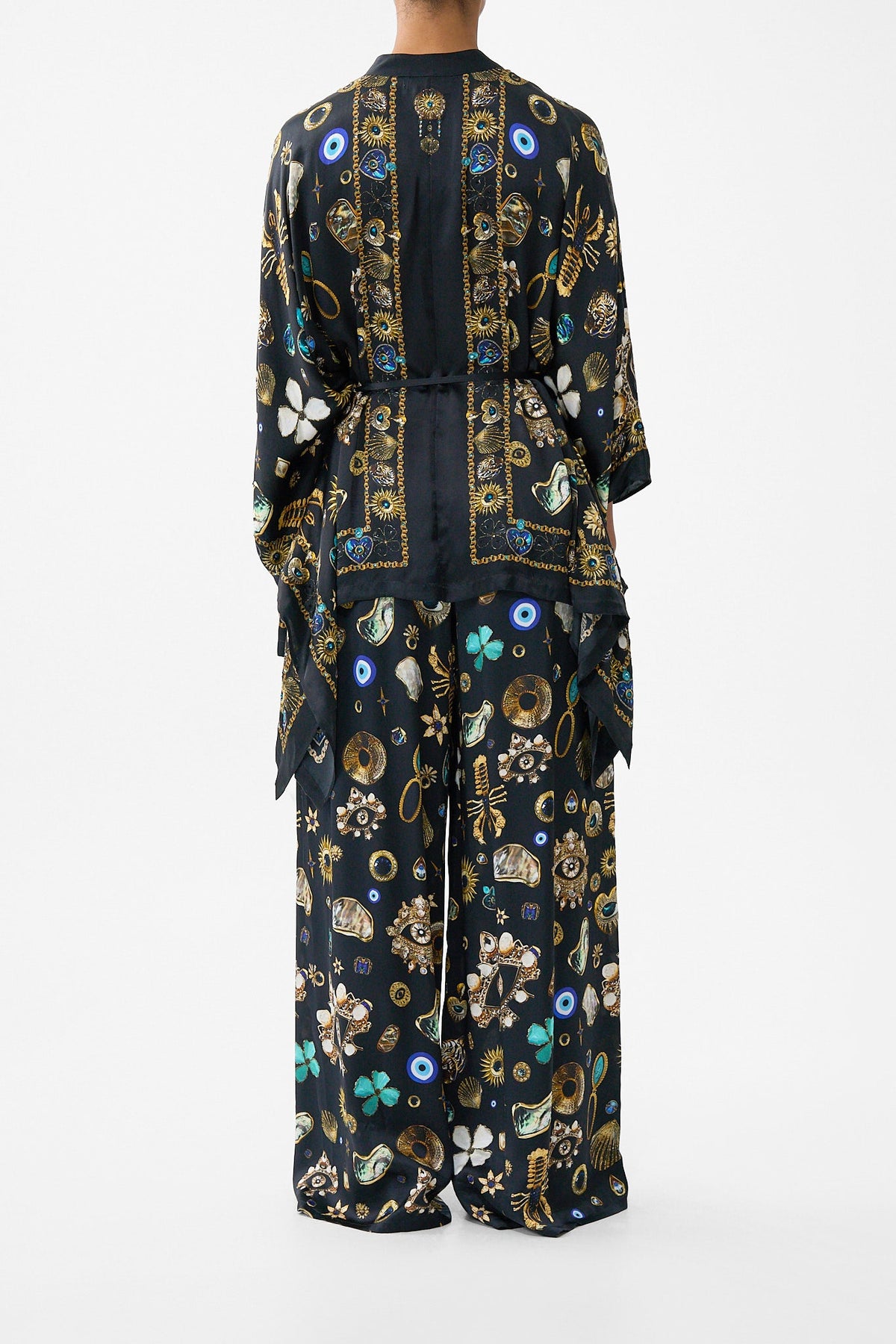 BUTTON THROUGH SCARF BLOUSE AMULETS AND ALCHEMY