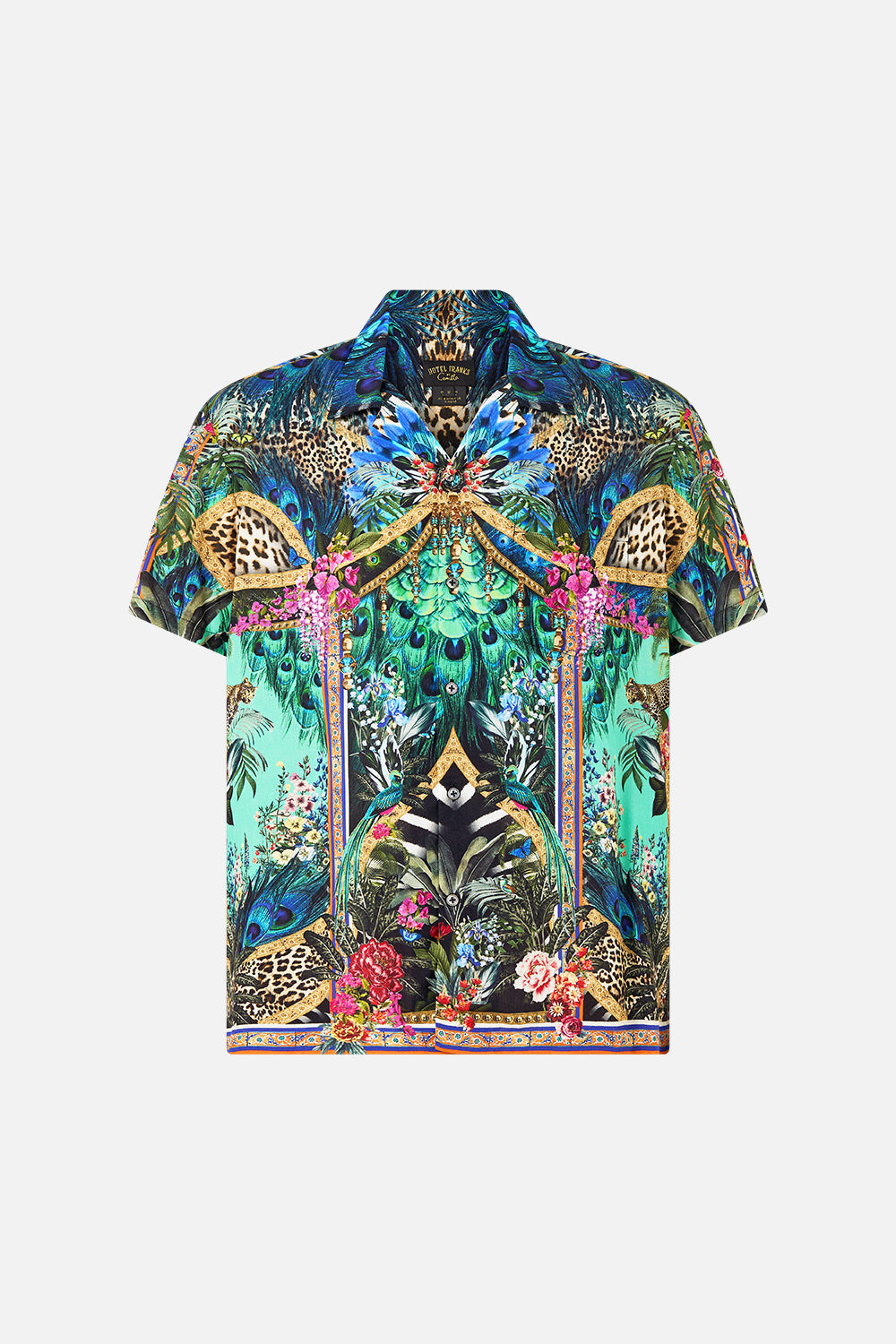 SHORT SLEEVE CAMP COLLARED SHIRT ANIMAL ALCHEMY