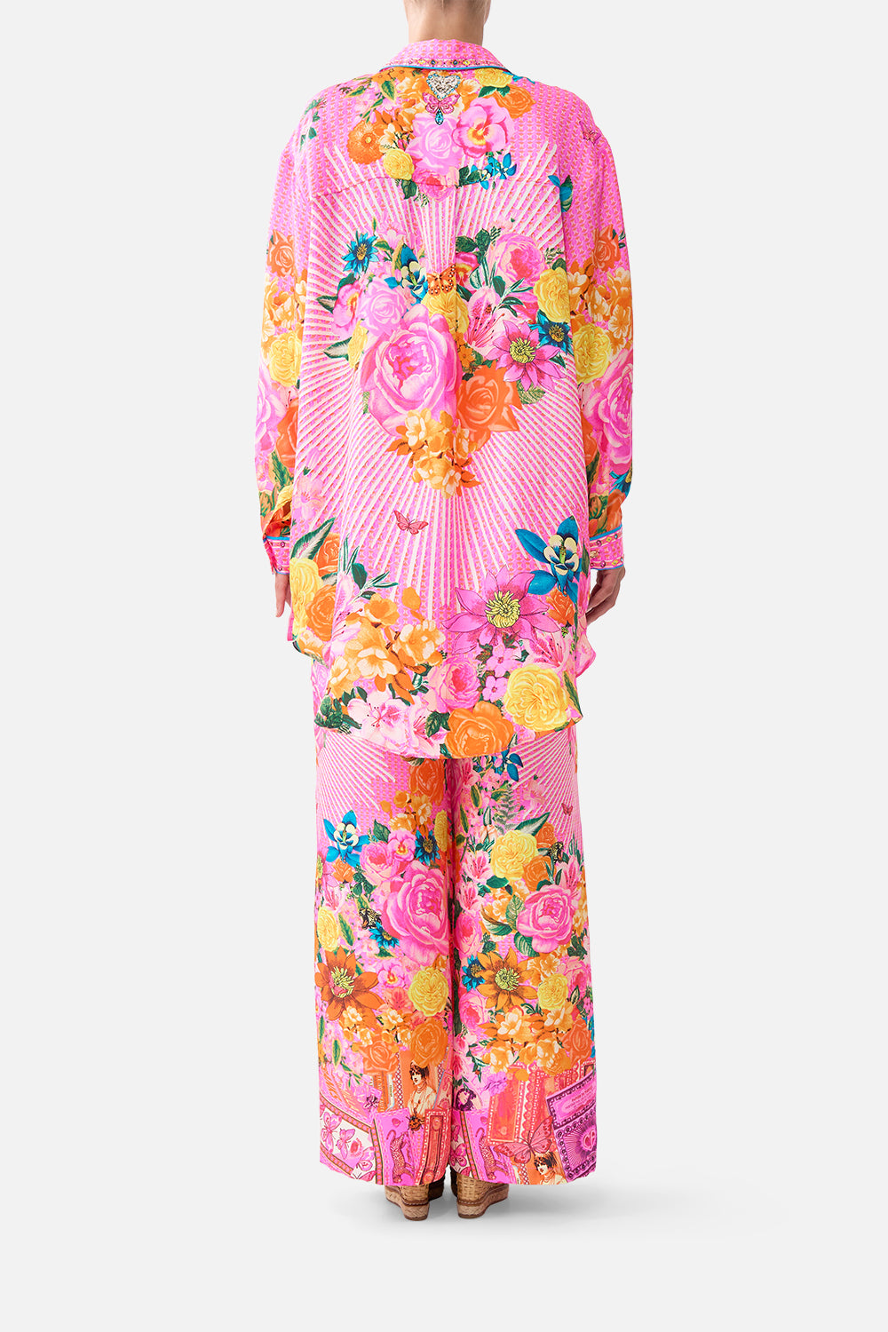 SHIRT TUNIC WITH POCKETS ILLUSTRATION NATION