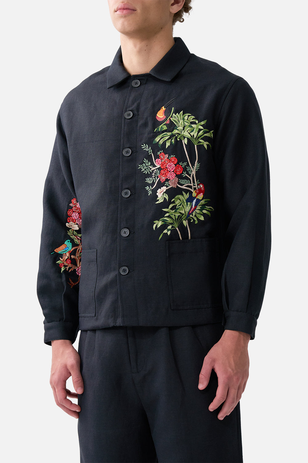 EMBROIDERED CHORE COAT SULTANS AND QUEENS