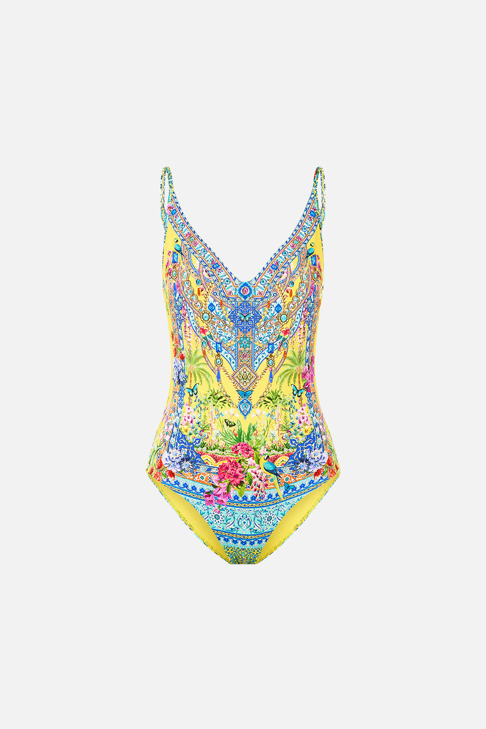 V NECK UNDERWIRE ONE PIECE WITH SCOOP BACK SULTANAHMET SUMMER