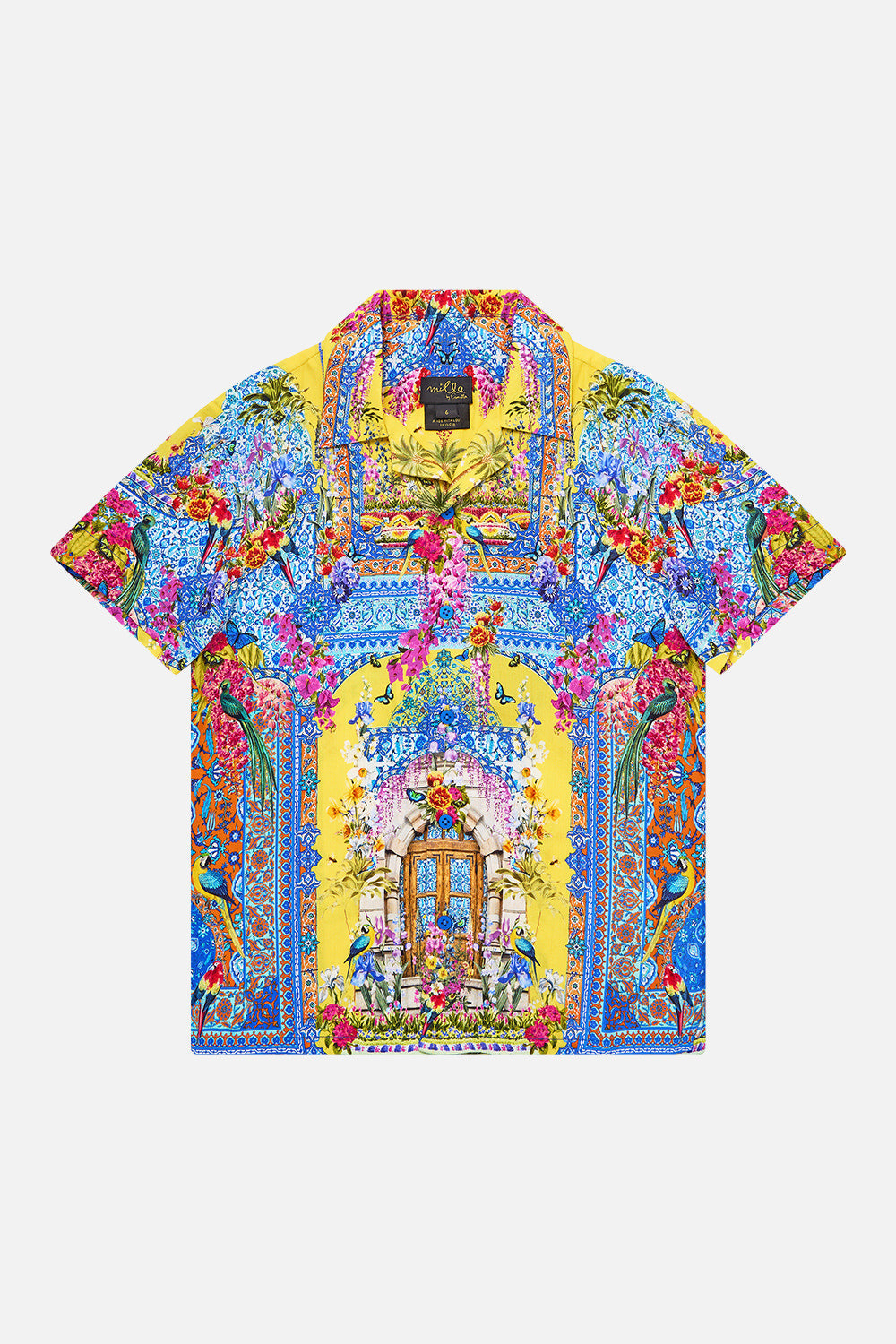 BOYS SHORT SLEEVE CAMP COLLARED SHIRT SULTANAHMET SUMMER