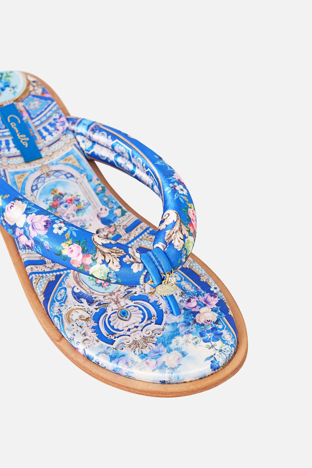 LINA PADDED THONGS OTTOMAN OPULENCE