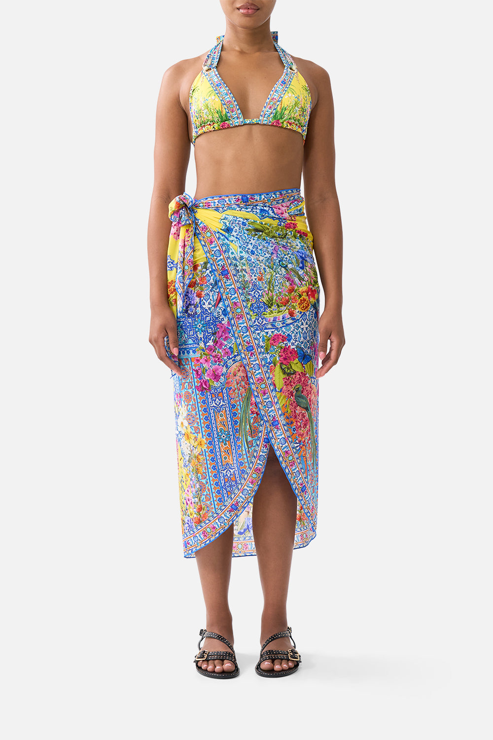 EYELET WRAP MAXI SARONG WITH TIE WAIST SULTANAHMET SUMMER