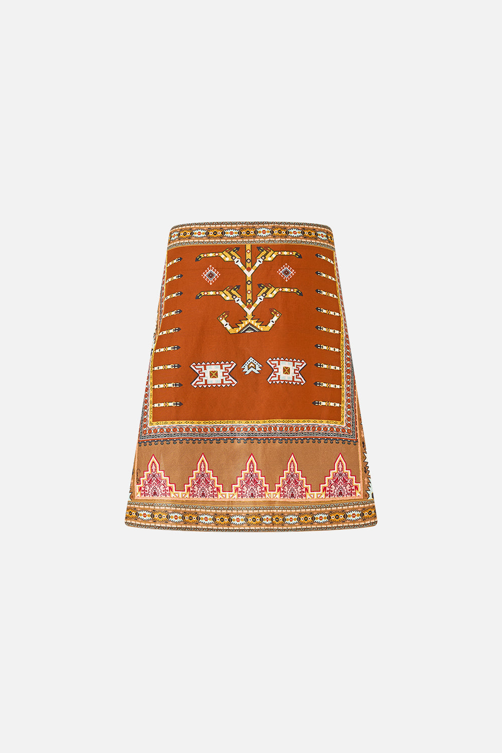 WOVEN SHORT SARONG WITH MACRAME TIE WAIST FABRIC OF TIME