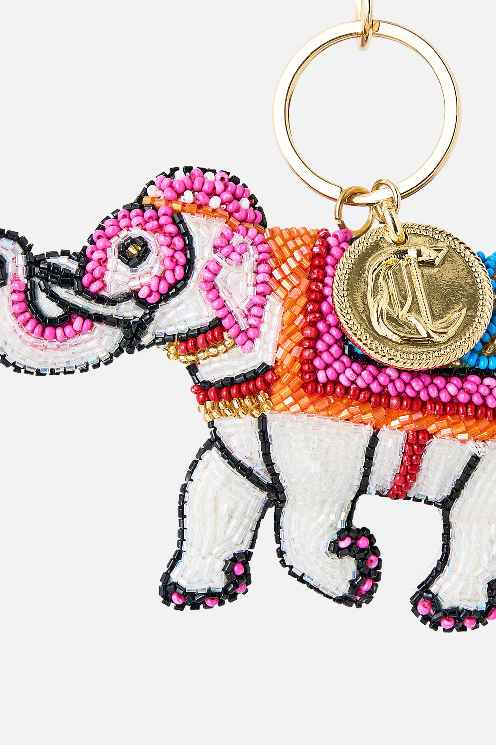 ELEPHANT ANIMAL KEYRING MULTI