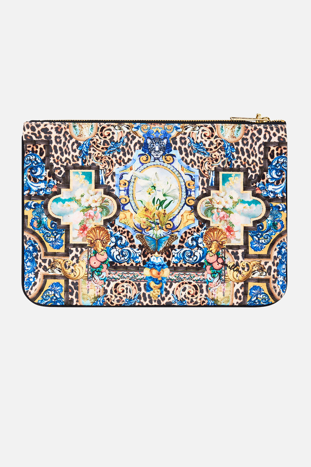 SMALL CANVAS CLUTCH SEVILLIAN STYLE