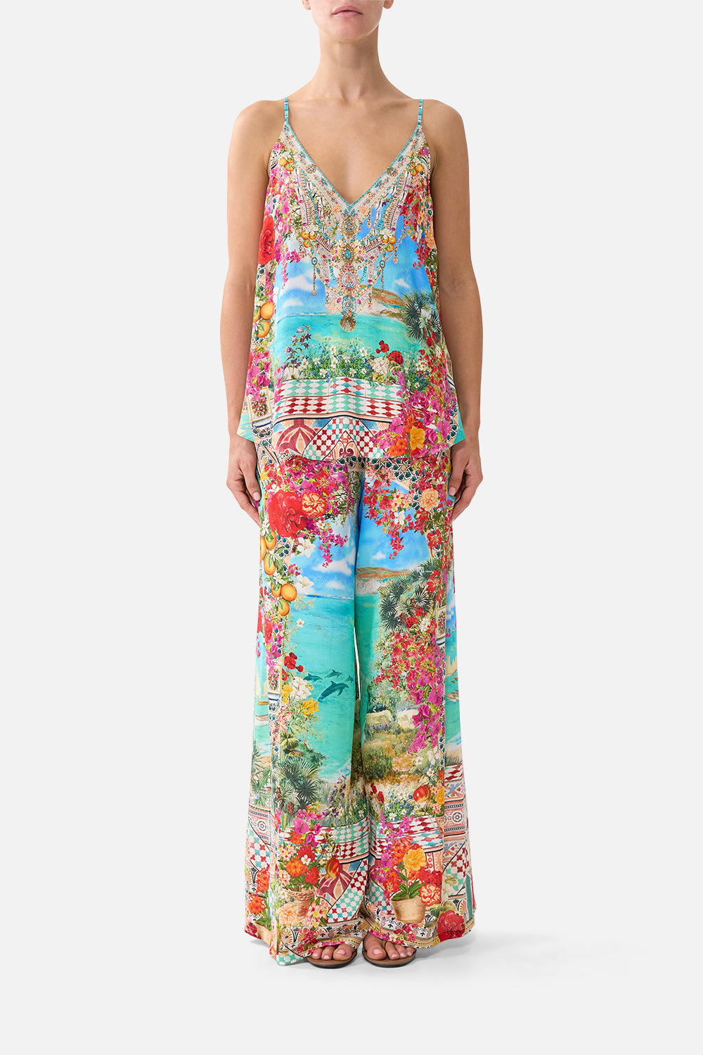 V NECK CAMI MEET ME IN MALLORCA