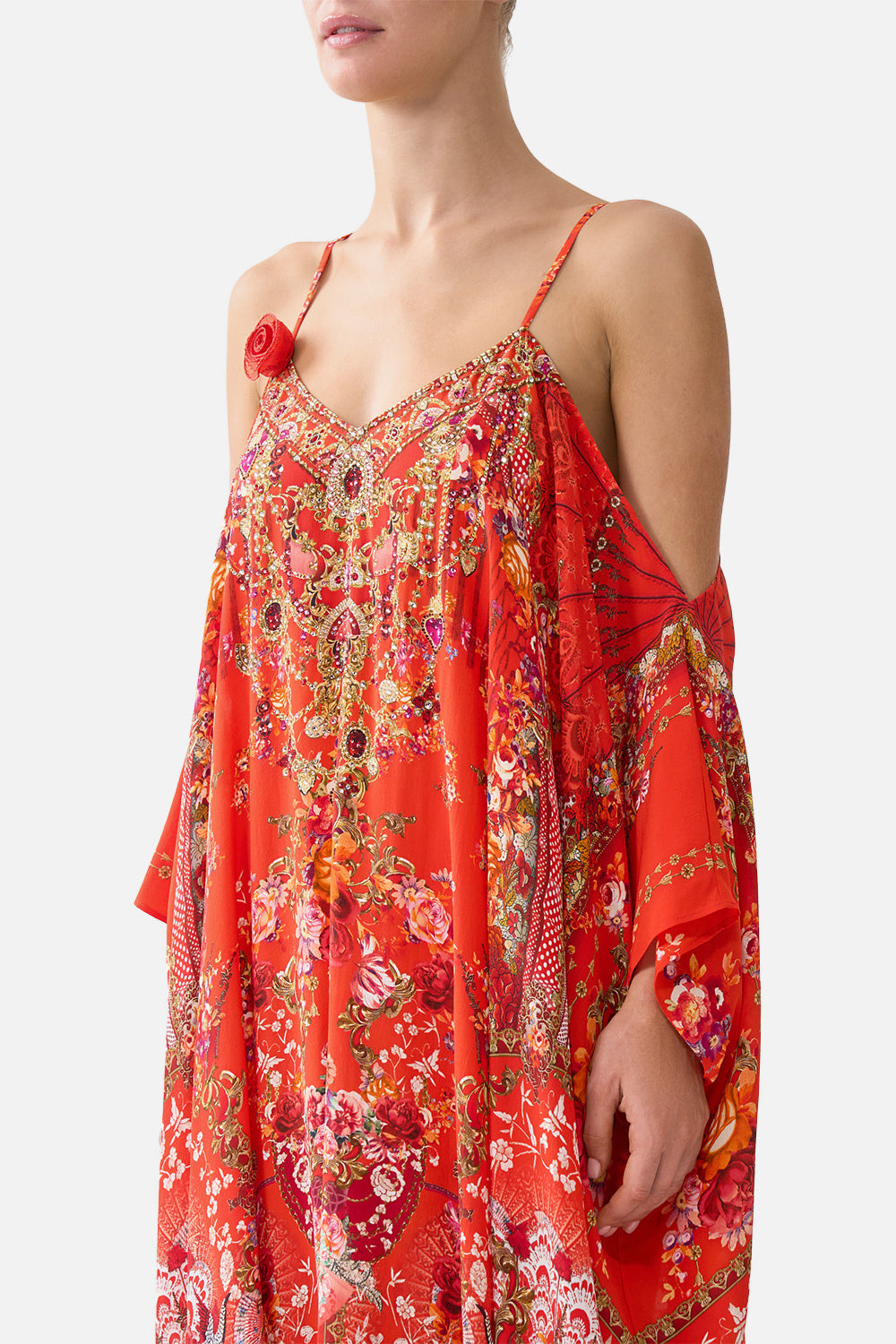 DROP SHOULDER STRAP KAFTAN OLÉ OLÉ