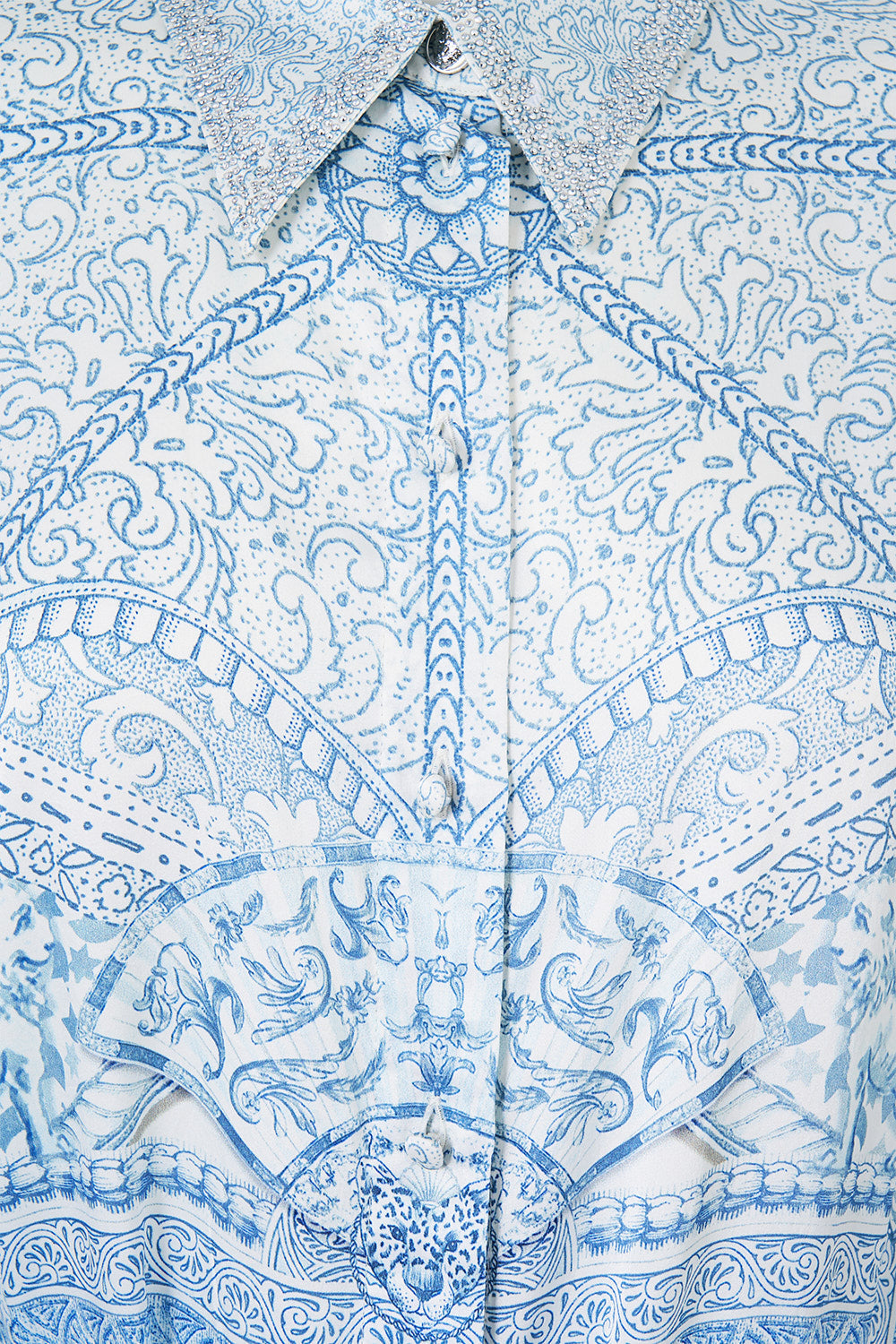 SHIRT DRESS WITH BACK BUTTON DETAIL THE HUM OF THE ALHAMBRA