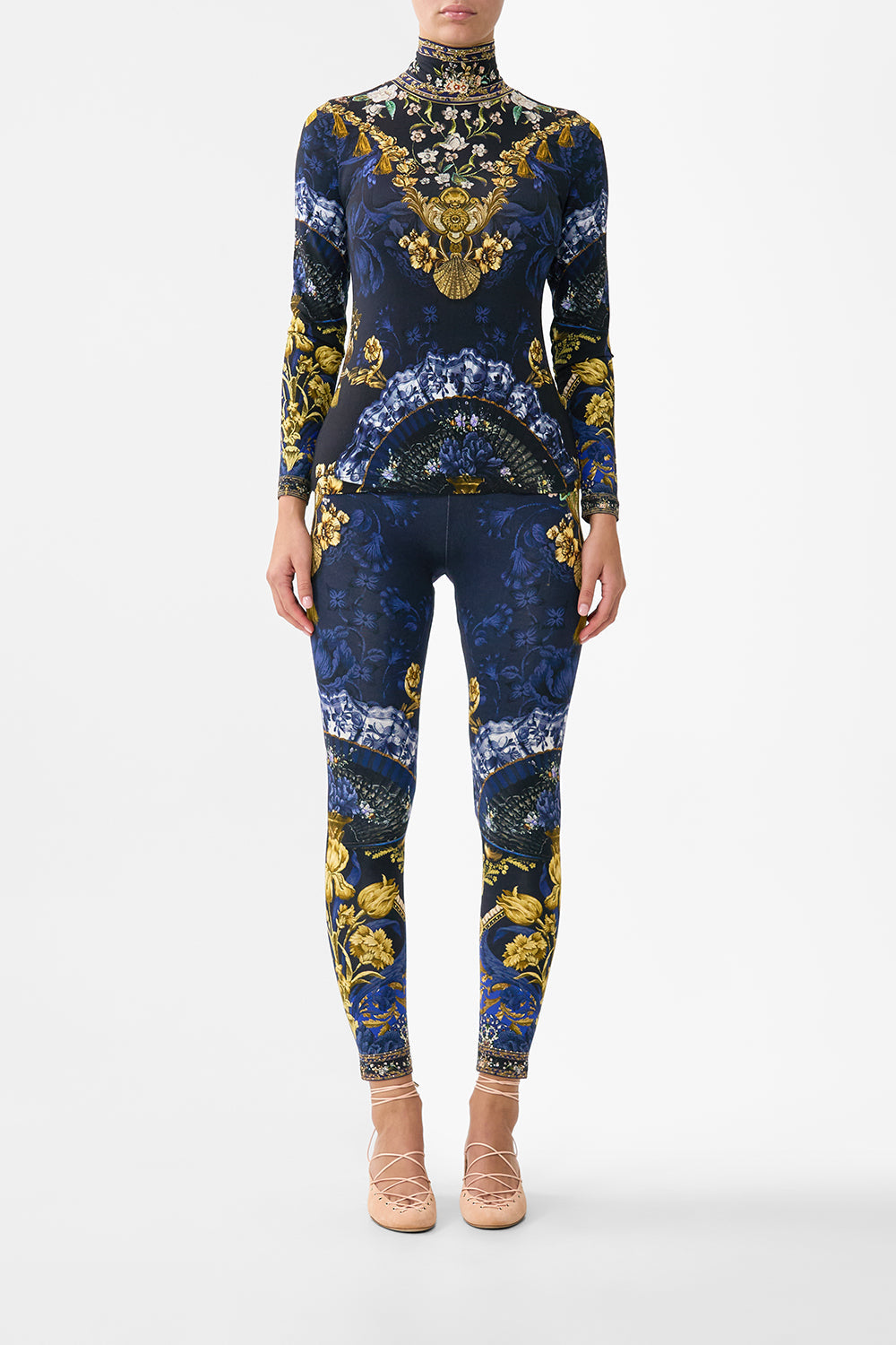JERSEY TURTLENECK NOTES FROM THE BLUE ROOM