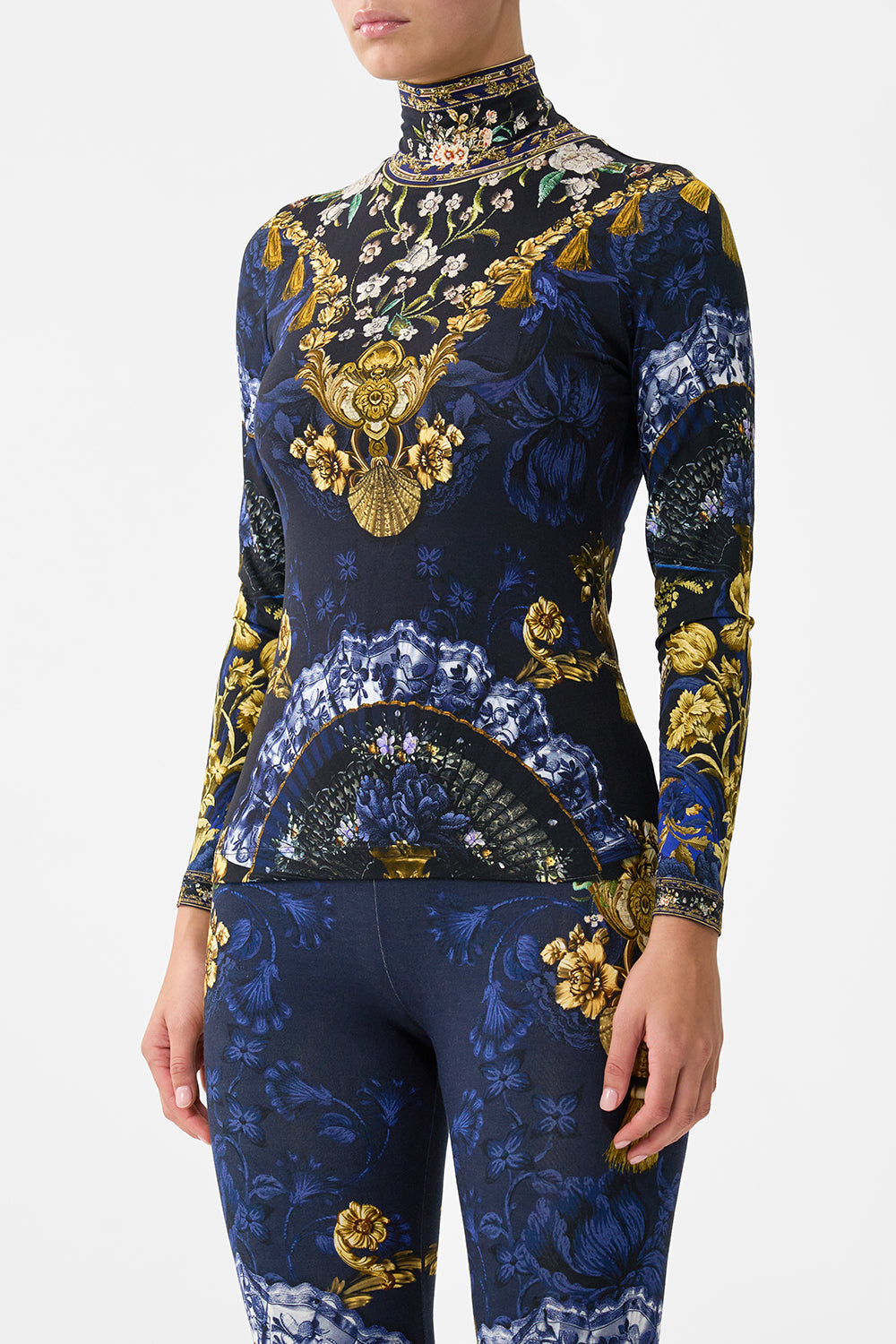 JERSEY TURTLENECK NOTES FROM THE BLUE ROOM