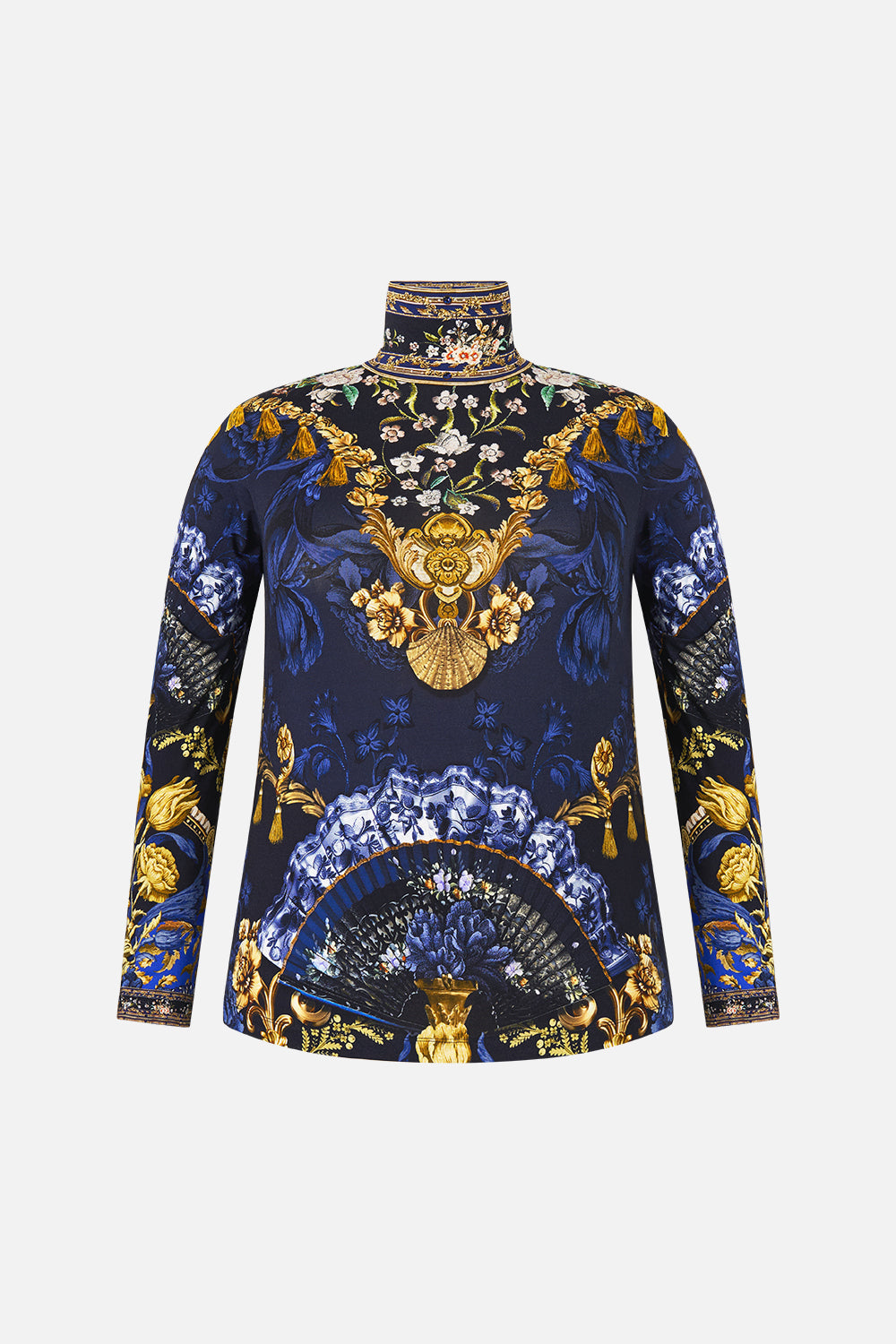 JERSEY TURTLENECK NOTES FROM THE BLUE ROOM