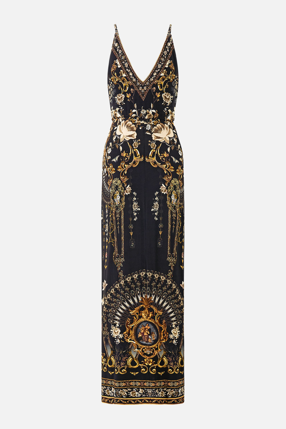 STRAPPY DRESS WITH TWIST FRONT FLAMENCO FOLKLORE