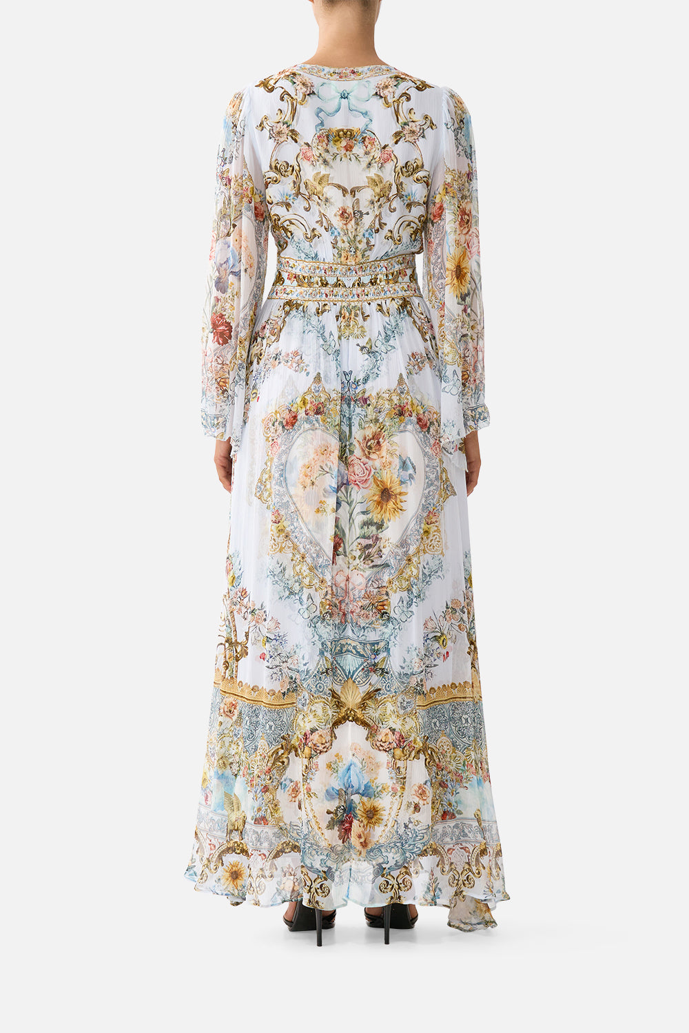 FLARED SLEEVE DRESS SEVILLE SWEETHEART