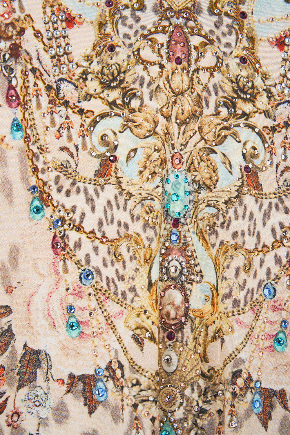 SIDE SPLIT JERSEY TEE ARANJUEZ ANIMALIA