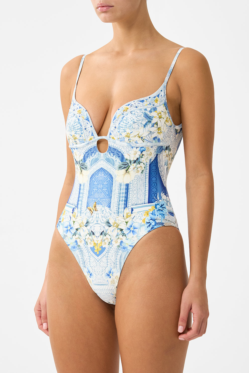 CONTINUOUS UNDERWIRE ONE PIECE WITH KEYHOLE DE NADA GRANADA