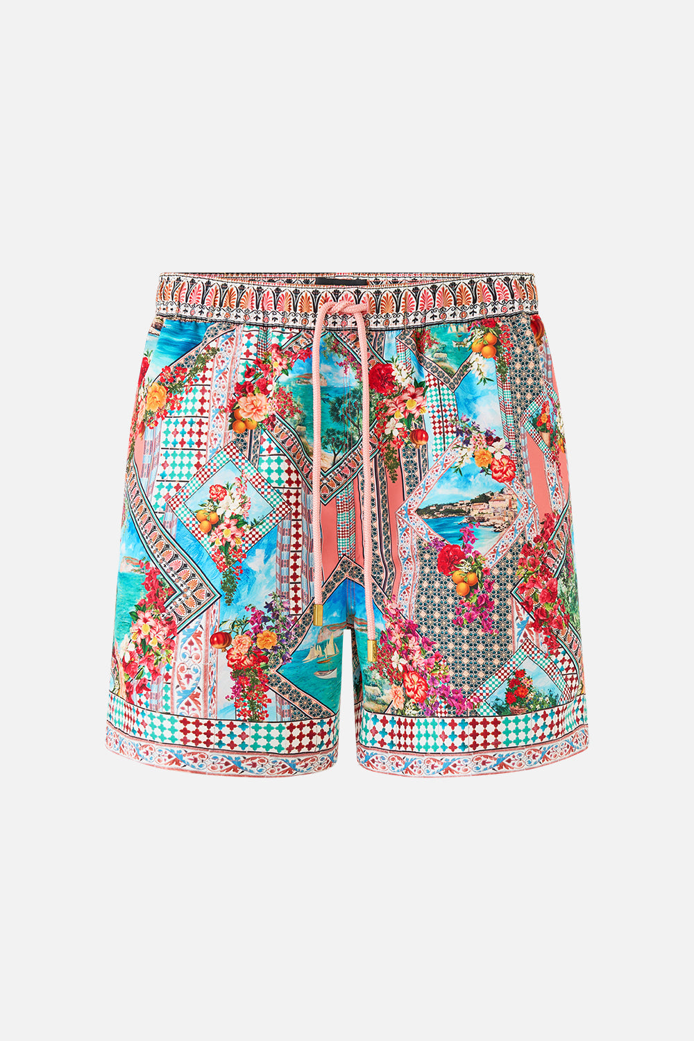MID LENGTH BOARDSHORT WITH ELASTIC WAIST MEET ME IN MALLORCA