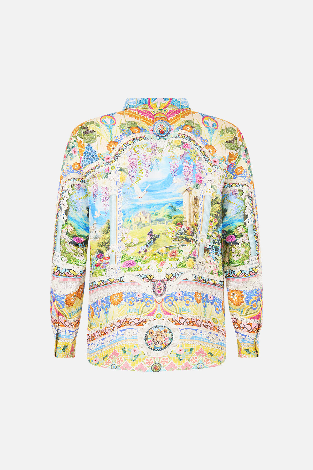 LONG SLEEVE HIDDEN PLACKET SHIRT NAVÀS NOUVEAU