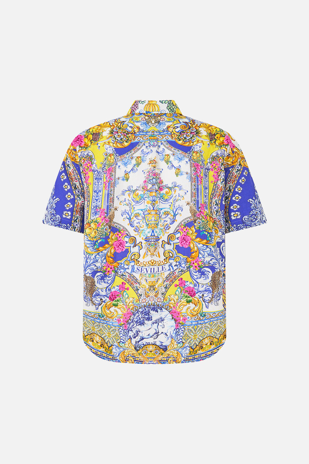 SHORT SLEEVE OVERSIZED SHIRT ESPAÑA NIRVANA