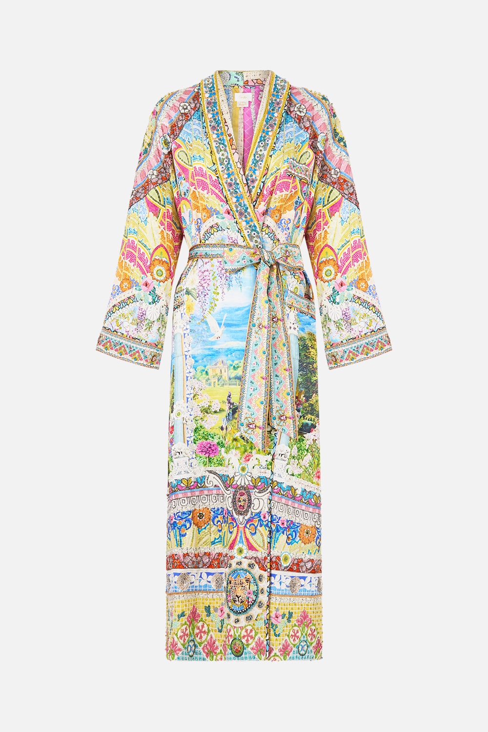 LONG ROBE WITH FLARED SLEEVE NAVÀS NOUVEAU