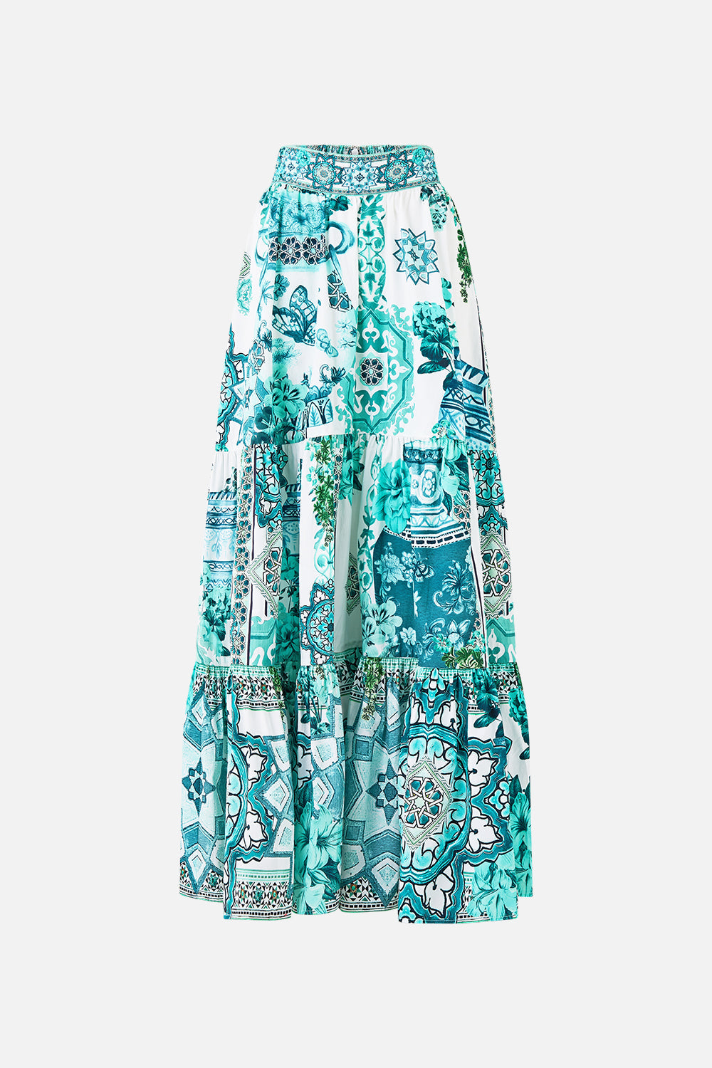 HIGH WAISTED TIERED SKIRT BALEARIC BEBÉ