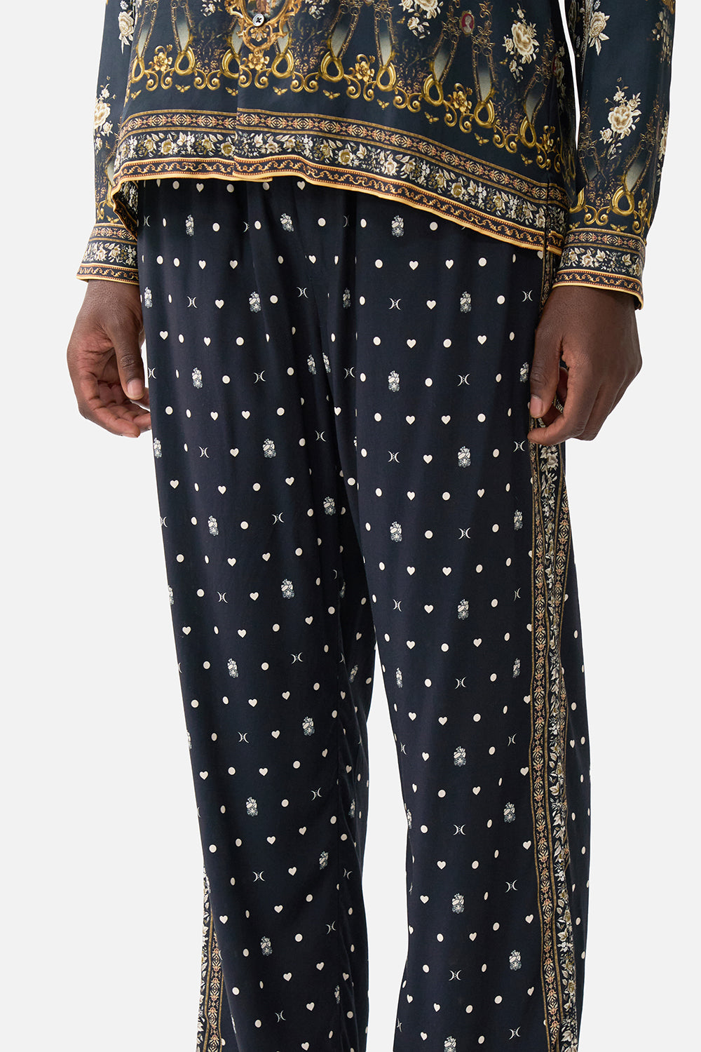 LOUNGE PANT WITH ELASTIC WAIST FLAMENCO FOLKLORE