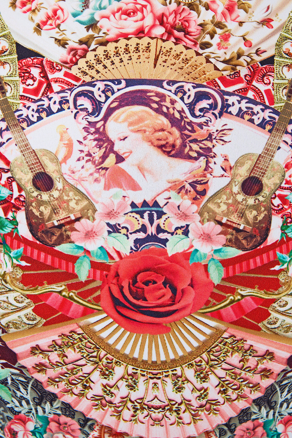 TIE FRONT ONE PIECE WITH FRILL NECK AND WAIST DAUGHTERS OF DUENDE