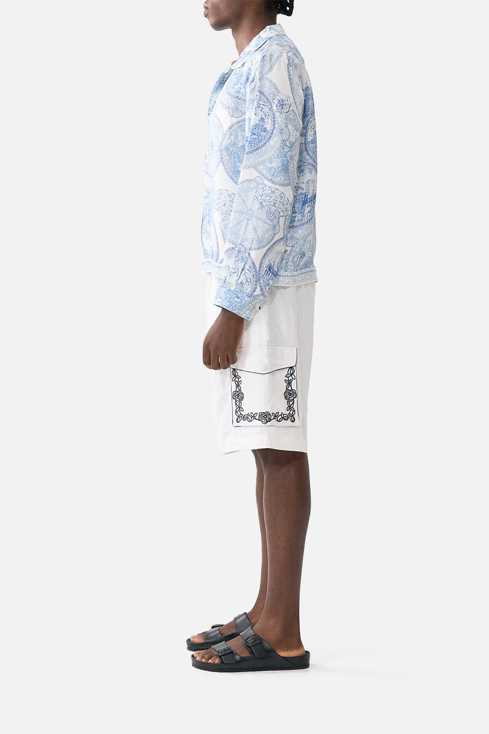 CROP BLOUSON JACKET THE HUM OF THE ALHAMBRA