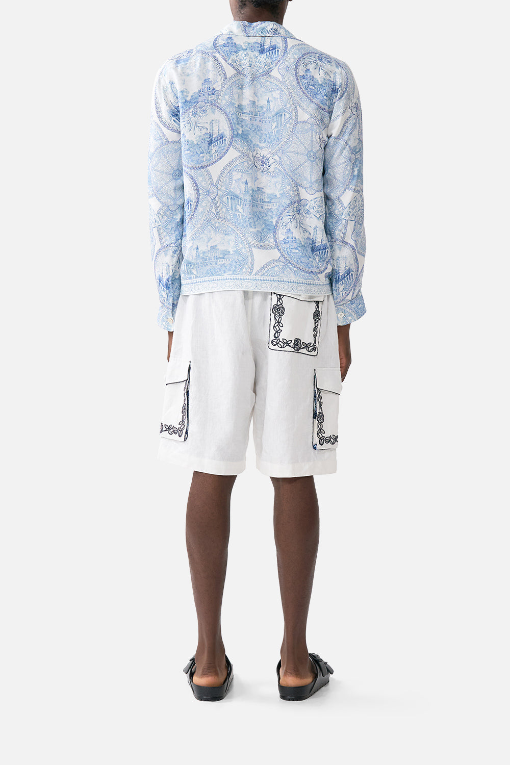 CROP BLOUSON JACKET THE HUM OF THE ALHAMBRA