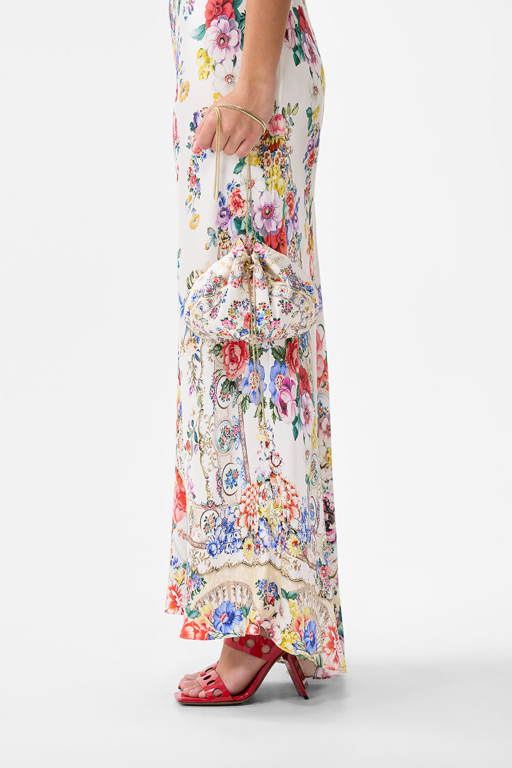 DRAWSTRING POUCH BAG I LEFT MY HEART IN GRANADA