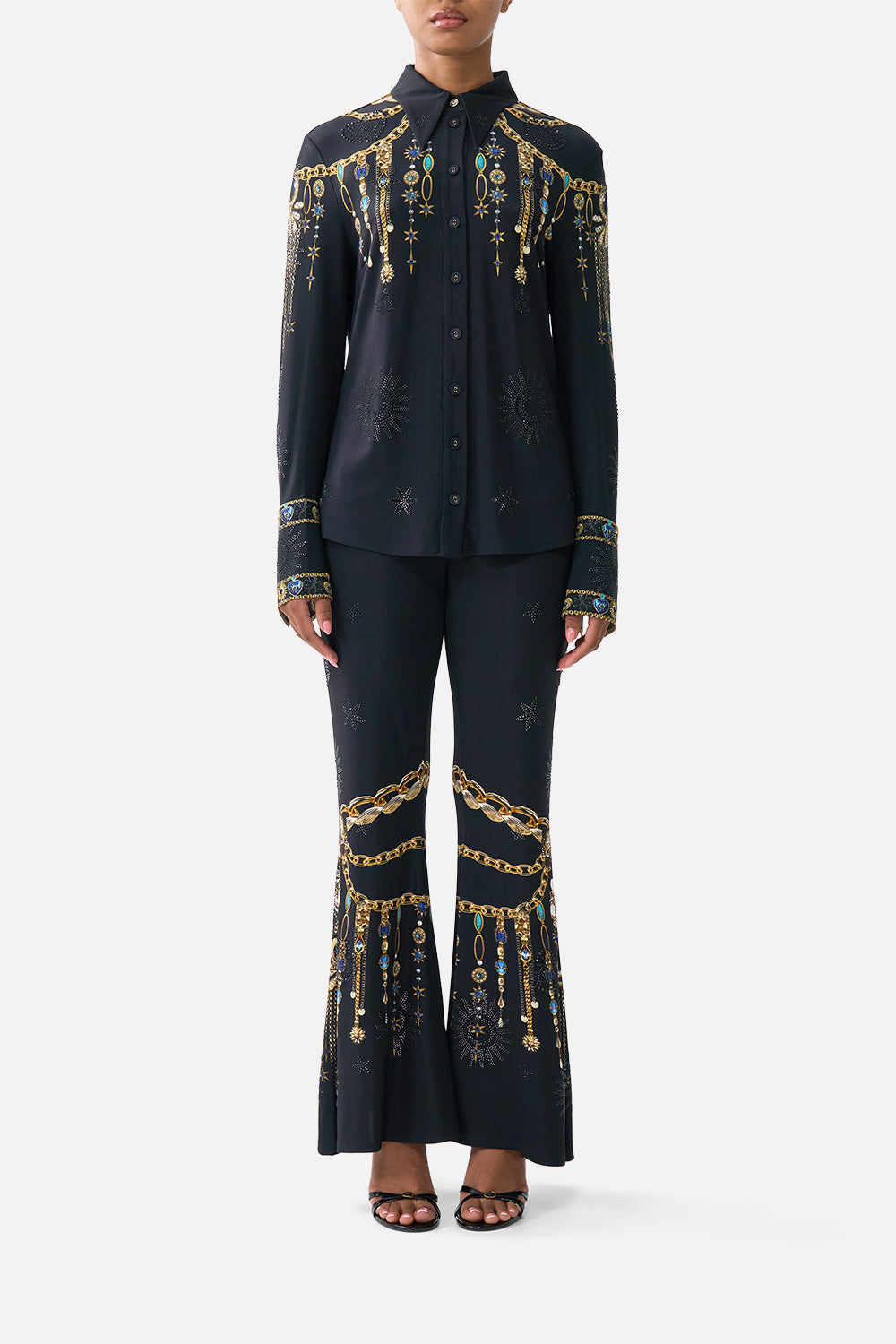 FITTED JERSEY SHIRT AMULETS AND ALCHEMY