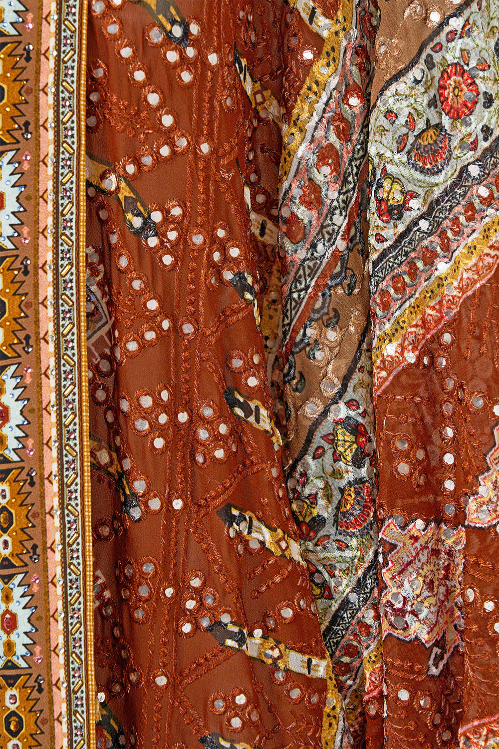 KIMONO LAYER WITH COLLAR FABRIC OF TIME