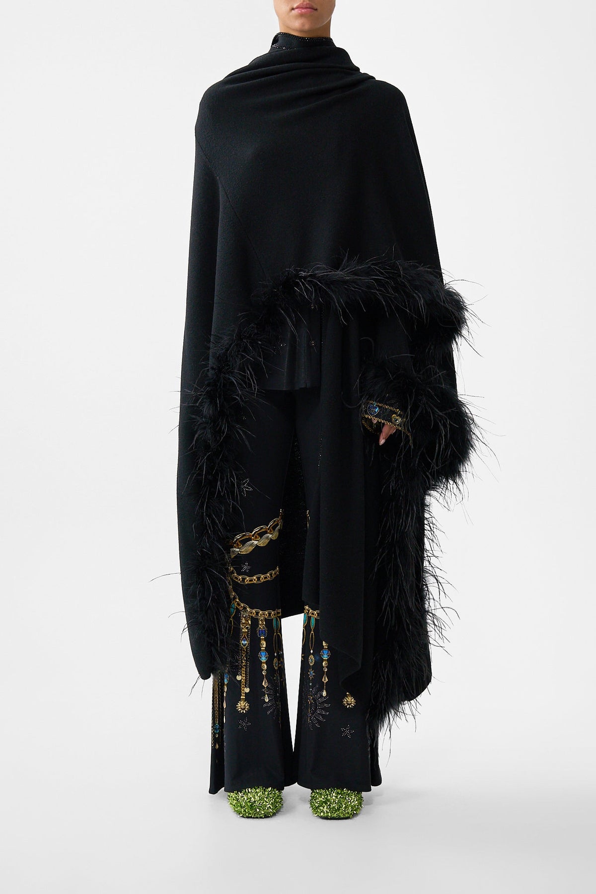 THROW OVER WITH FEATHERS AMULETS AND ALCHEMY