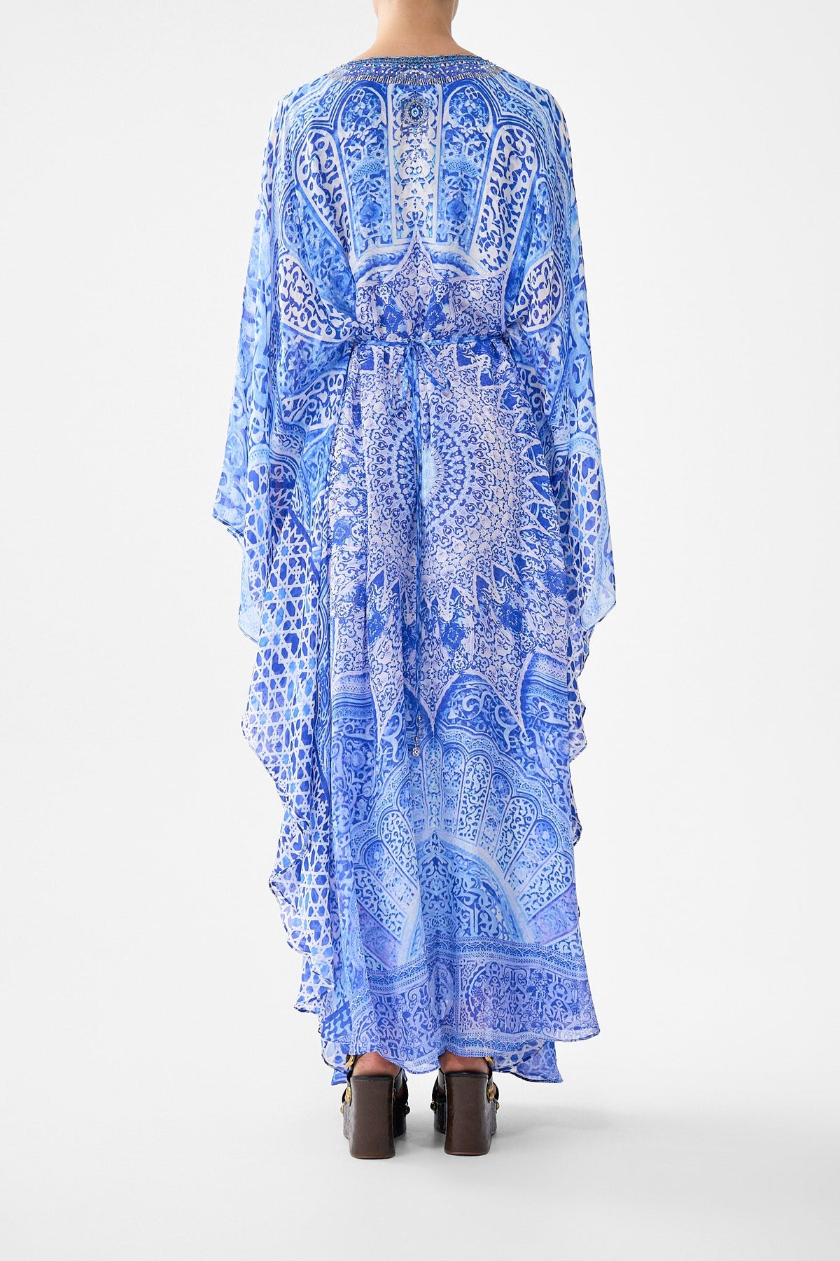 LONG KAFTAN WITH WAIST DETAIL THE BOSPHOROUS