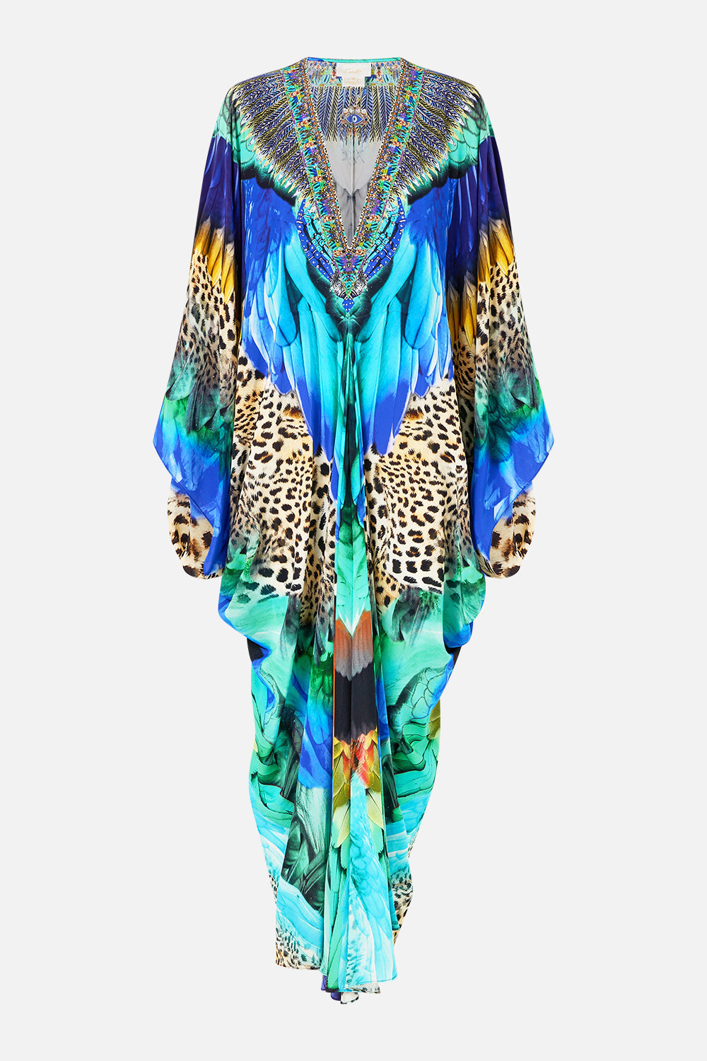 T SHAPE LONG KAFTAN JUNGLE FLIGHT