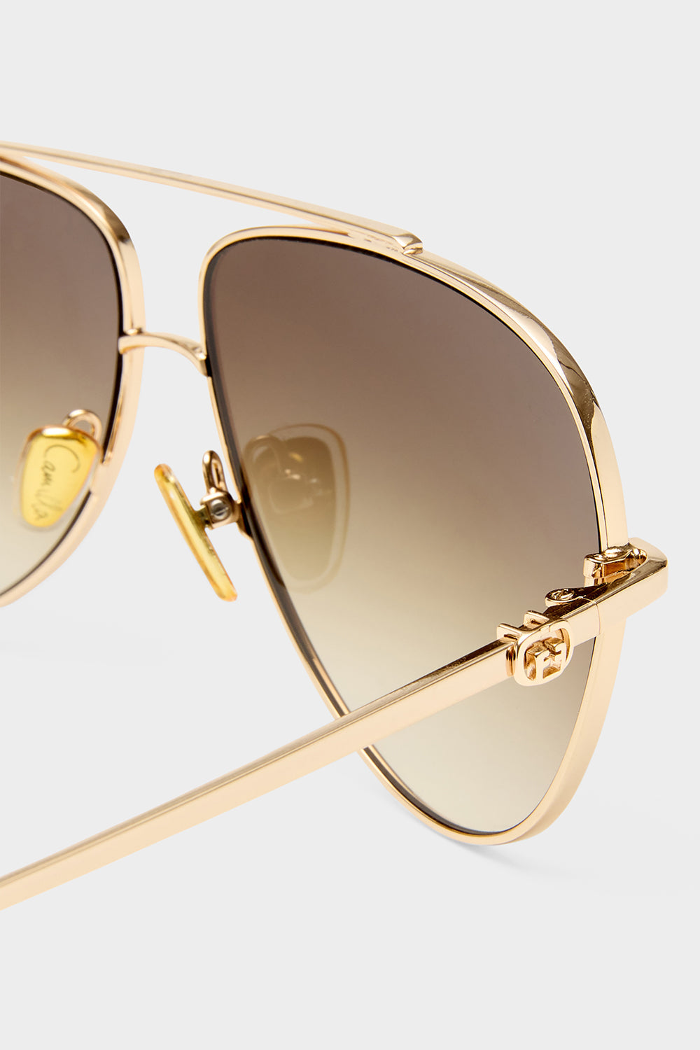 THE VOYAGE SUNGLASSES GOLD / LEOPARD