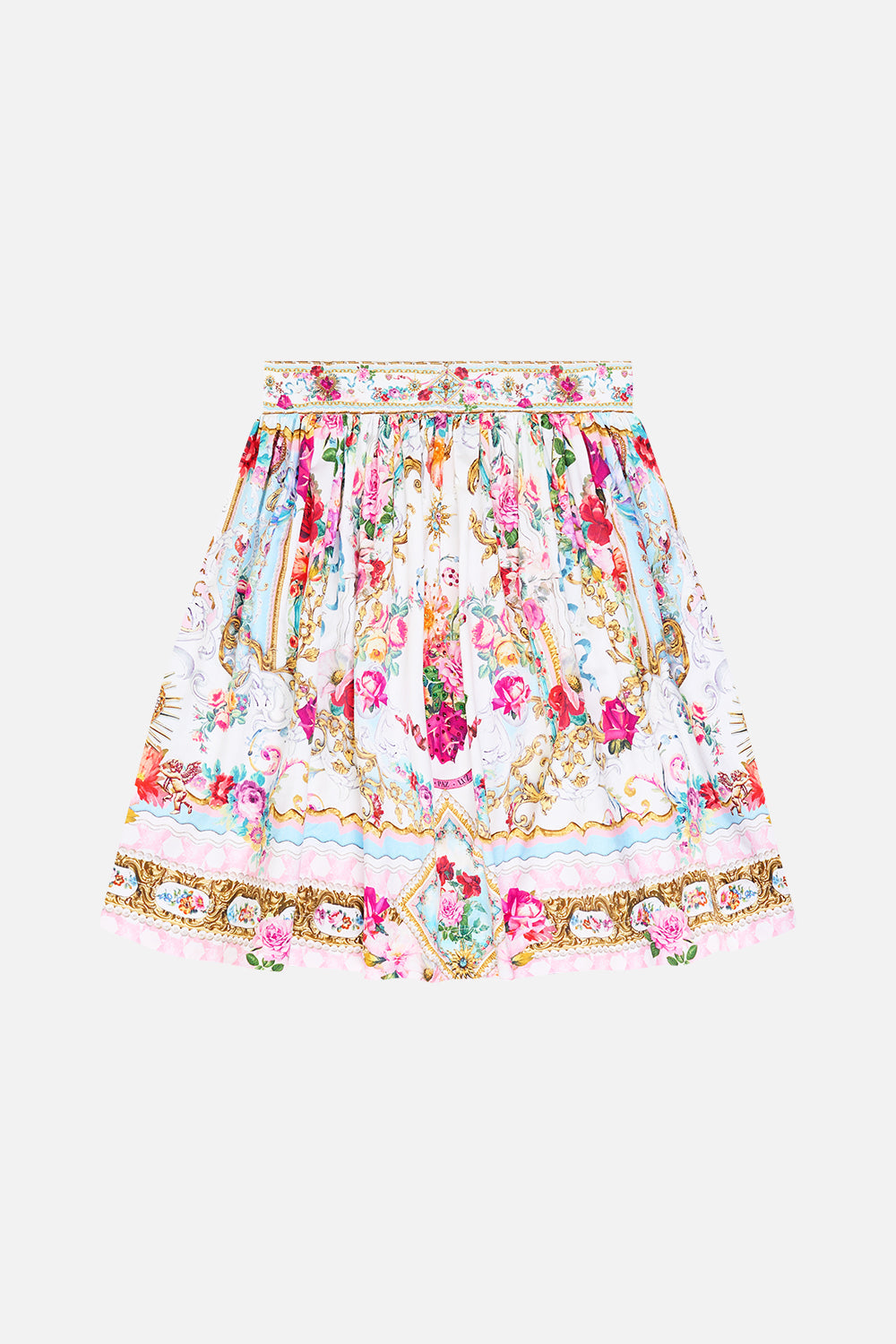 KIDS GATHERED A LINE MIDI SKIRT TORERO LIBERTINE