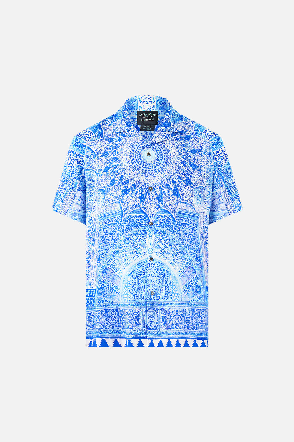 SHORT SLEEVE CAMP COLLARED SHIRT THE BOSPHOROUS