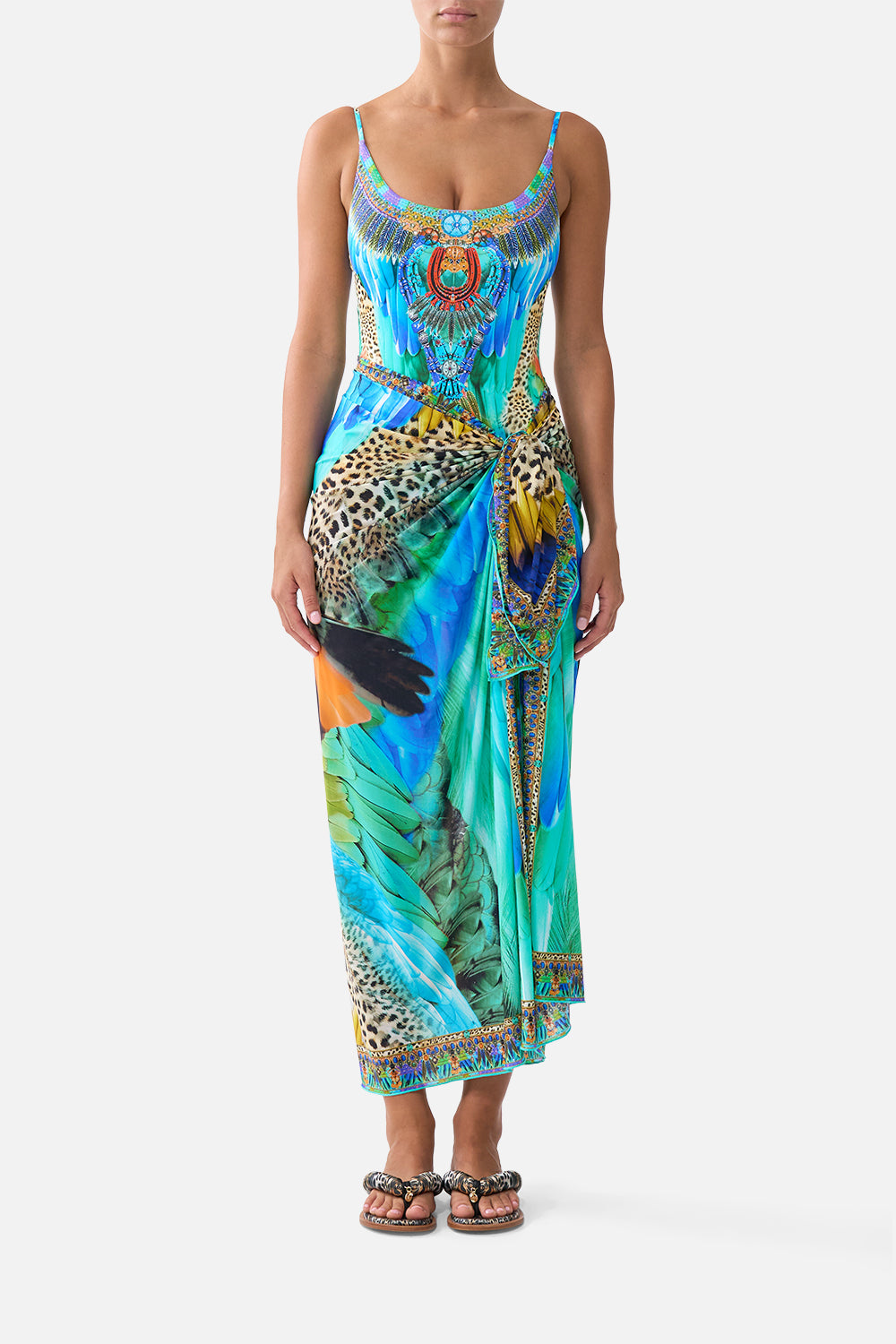 MULTI WEAR LONG SARONG JUNGLE FLIGHT