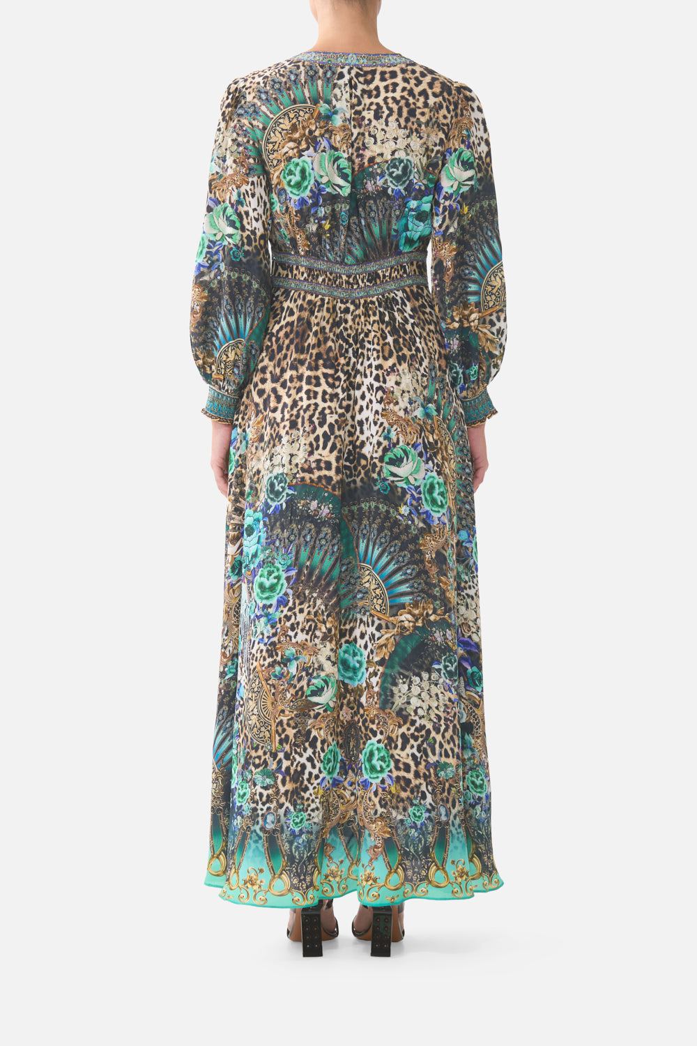BUTTON DRESS WITH SHAPED WAISTBAND FLAMENCO EUPHORIA