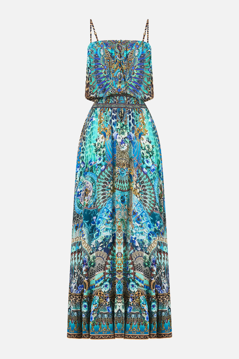 The CAMILLA RING SCARF CLUTCH ART FOR THE ARTISANS in our ART FOR THE ARTISANS print.