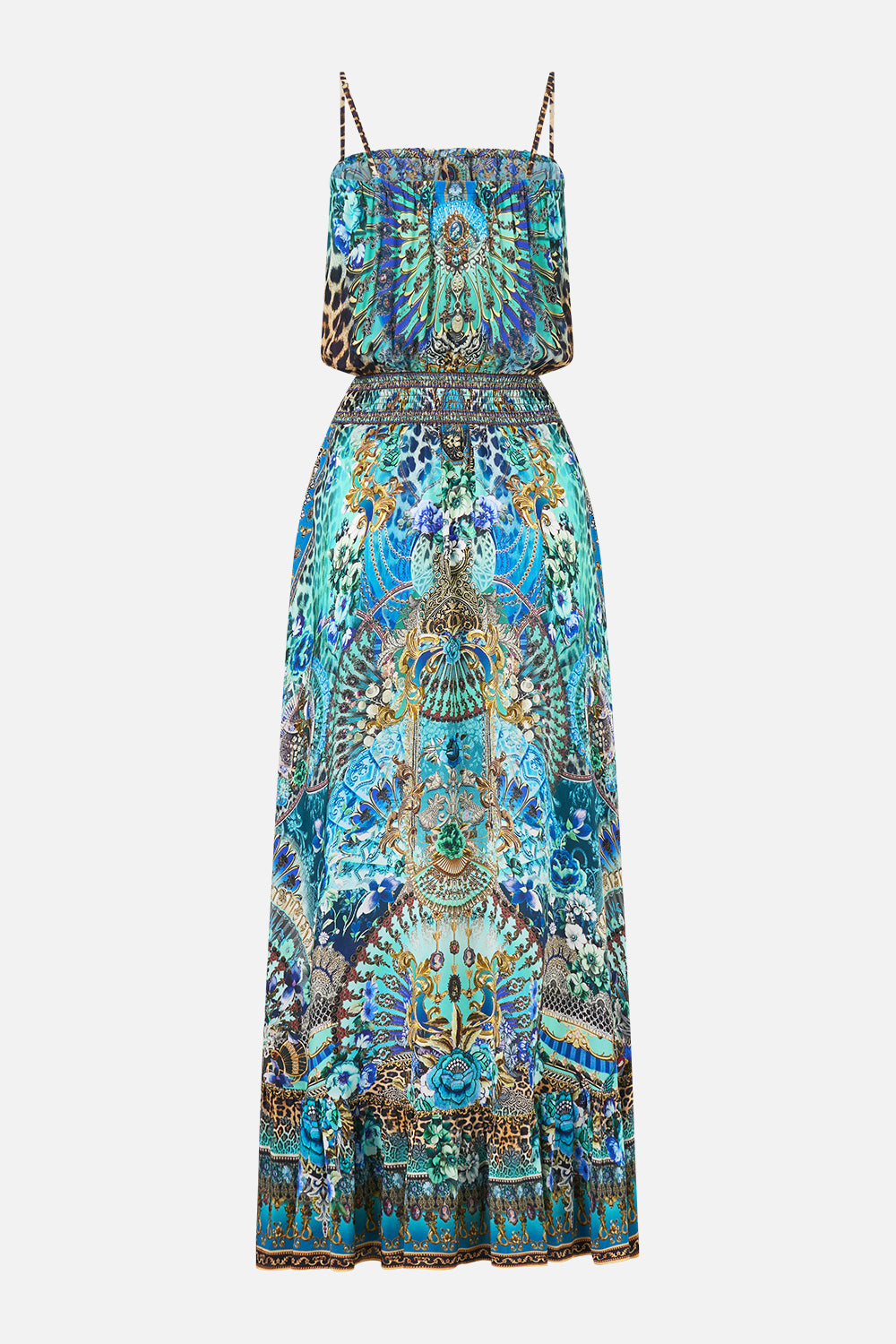 The CAMILLA RING SCARF CLUTCH ART FOR THE ARTISANS in our print.