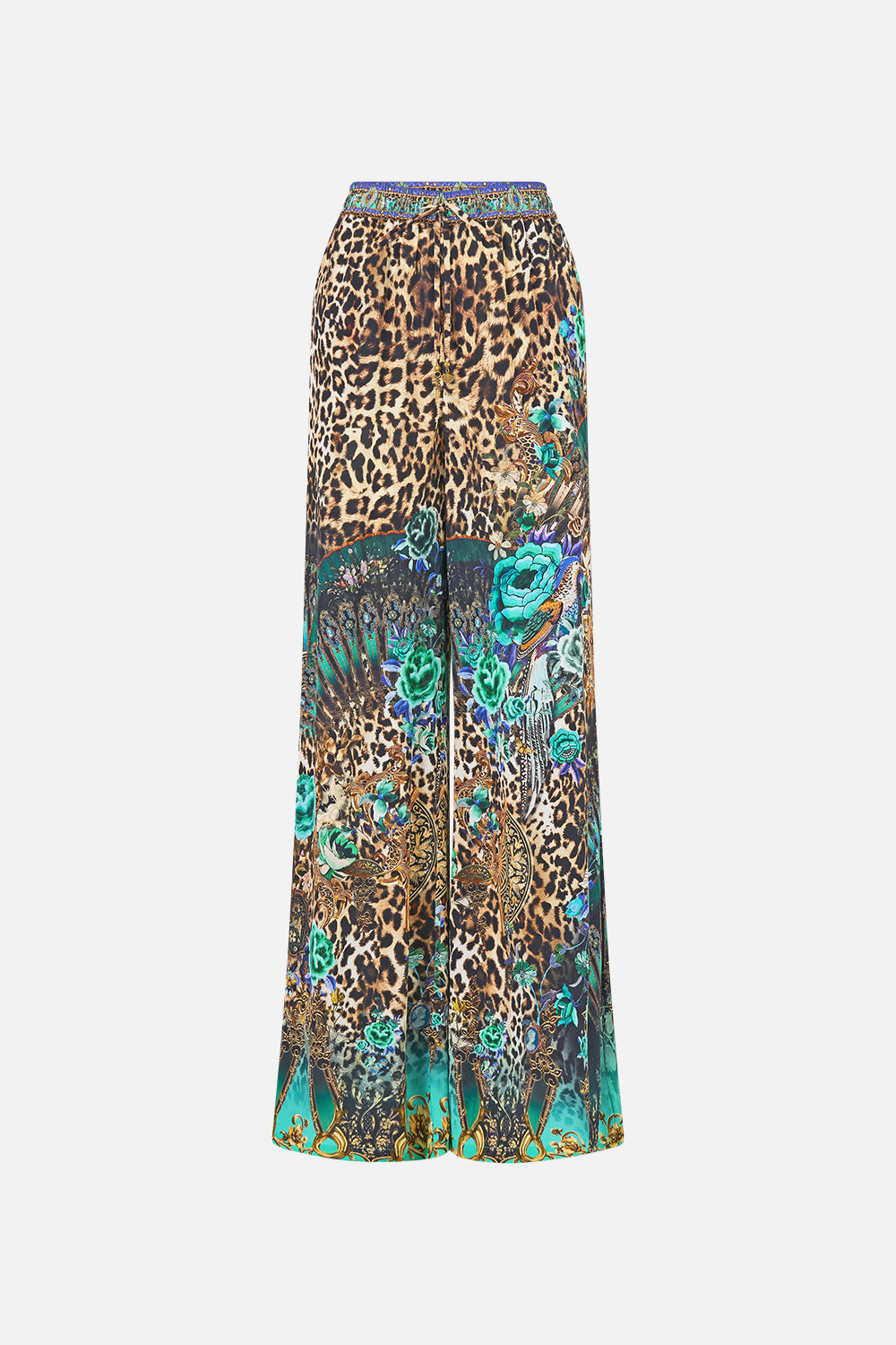 The CAMILLA MID LENGTH BOARDSHORT WITH ELASTIC WAIST CLOAKED IN BAROQUE in our print.