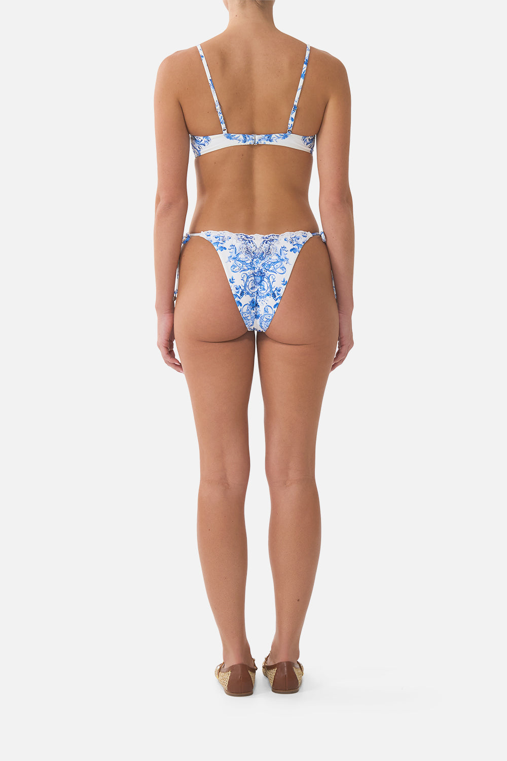 The CAMILLA SHORT LENGTH BOARDSHORT WITH ELASTIC WAIST THE POTTERY PARLOUR in our print.
