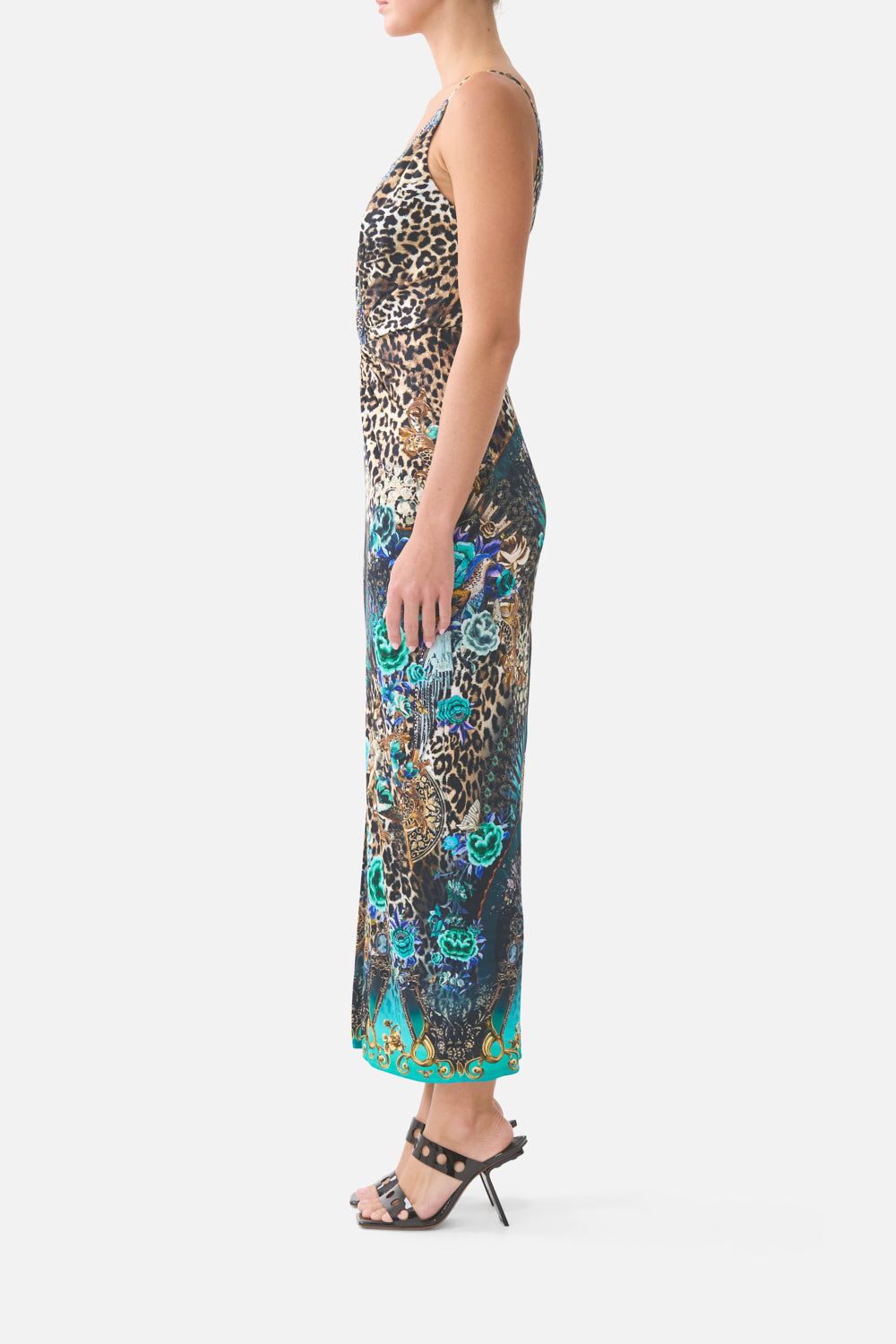 The CAMILLA SOPHY RELAXED SHIRT DENIM in our print.